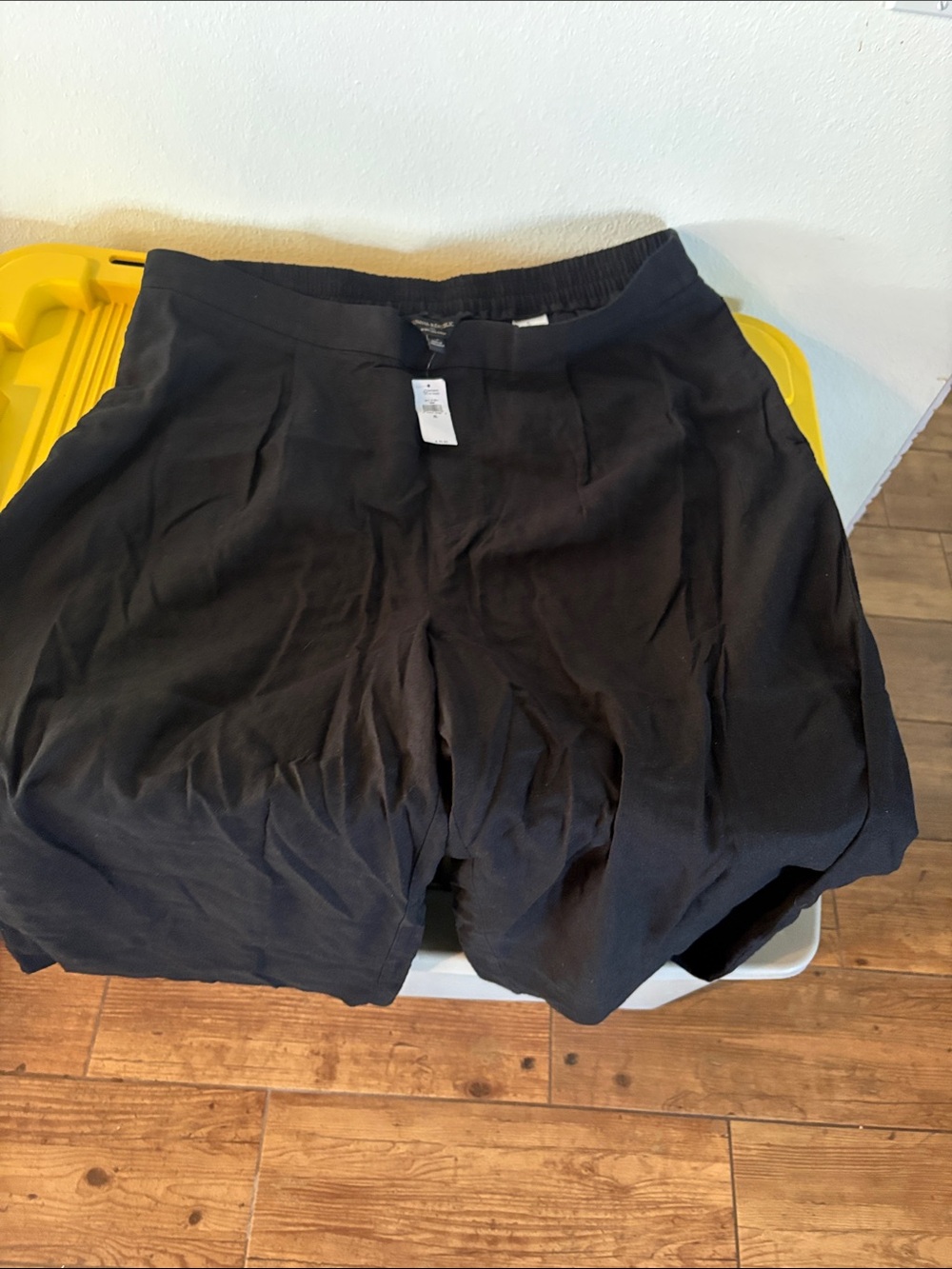 Banana Republic Wide-Leg Black Pants